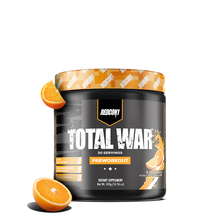 Redcon1 Total War Preworkout 30 Servings - Orange Crush - Pre Workout at MySupplementShop by RedCon1