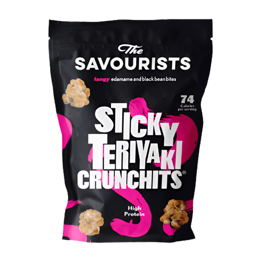 The Savourists Crunchits 12x25g Sticky Teriyaki - Sports Supplements at MySupplementShop by The Savourists