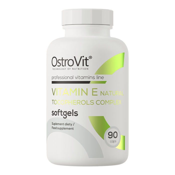 OstroVit Vitamin E Natural Tocopherois Complex 90 Caps - Sports Supplements at MySupplementShop by Ostrovit