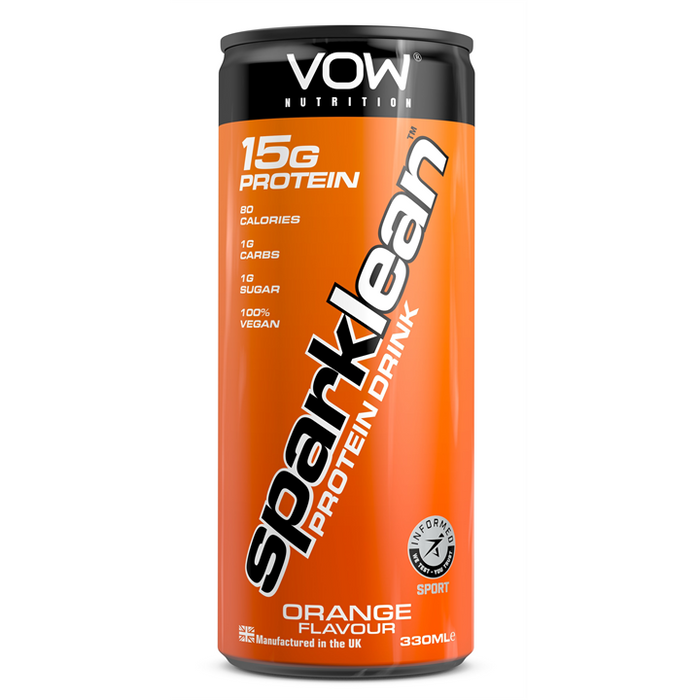 VOW Nutrition Sparklean Protein Drink 12x330ml