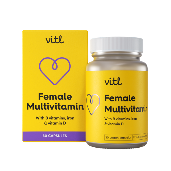 Vitl Female Multivitamin 115g | Premium Sports Supplements at MYSUPPLEMENTSHOP.co.uk