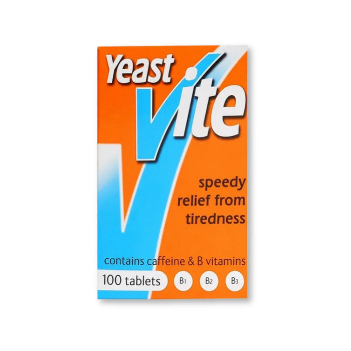 Yeast Vite 100 Tablets for speedy relief of mental and physical fatigue and tiredness - Energy & Mind at MySupplementShop by Yeast Vite