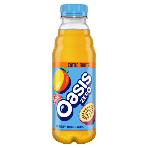 Oasis Zero 12x500ml Exotic fruits - Food Cupboard at MySupplementShop by Coca Cola