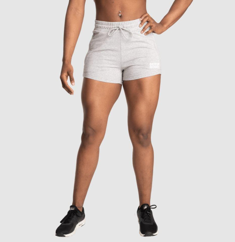 Better Bodies Empire Sweatshorts Light Grey - Large - Sweatshorts at MySupplementShop by Better Bodies