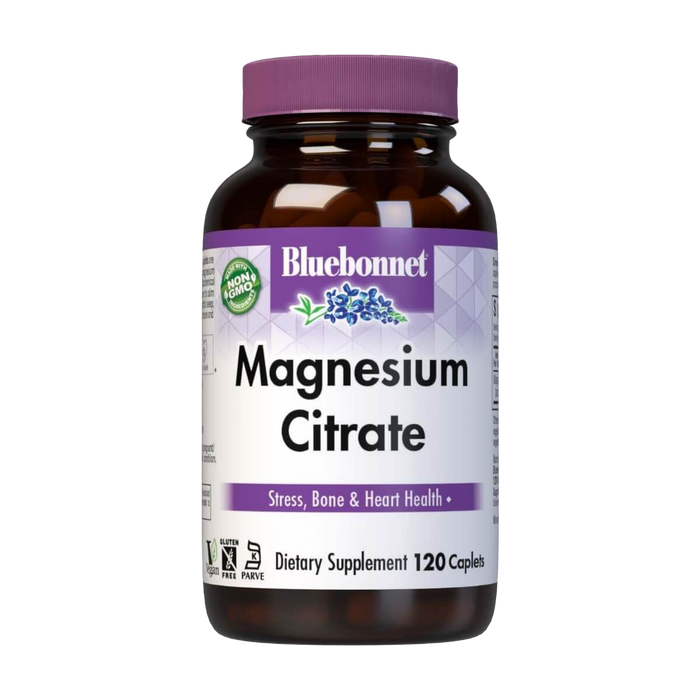 Bluebonnet Magnesium Citrate 120 Caplets