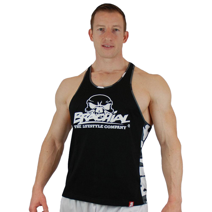 Brachial Tank Top Chest - Black