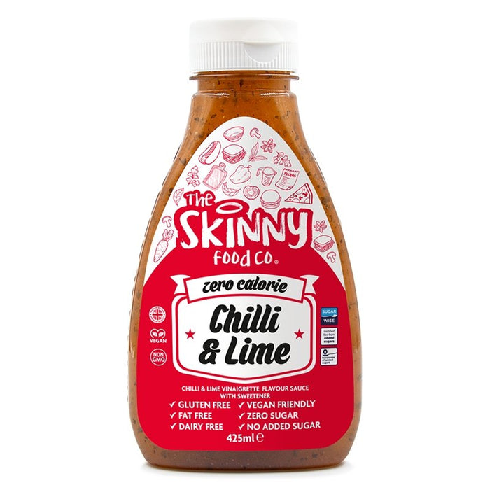 The Skinny Food Co Zero Calorie Skinny Vinaigrette 425ml Chilli & Lime - Condiments at MySupplementShop by The Skinny Food Co