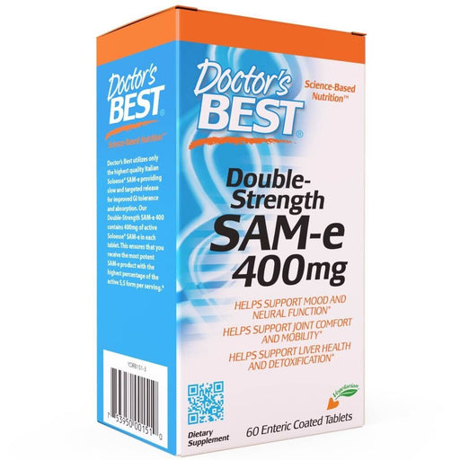 Doctor's Best SAM-e 400 mg 60 Enteric Coated Tablets - Joint Support at MySupplementShop by Doctor's Best