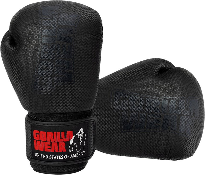 Gorilla Wear Montello Boxing Gloves - Black