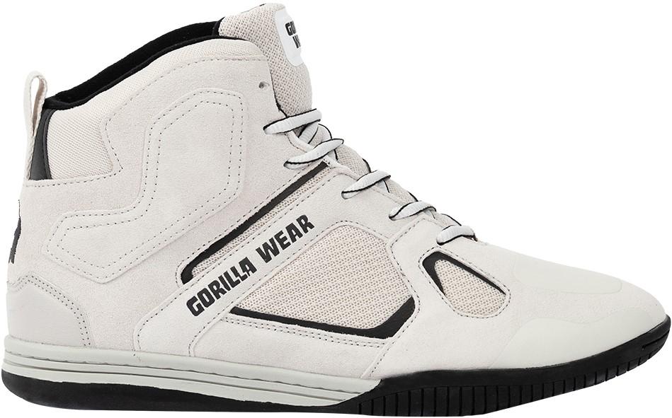 Gorilla Wear Troy High Tops - White - EU 46 - High Tops at MySupplementShop by Gorilla Wear