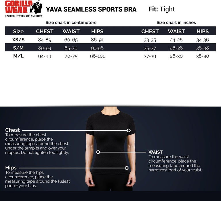 Gorilla Wear Yava Seamless Sports Bra - Green