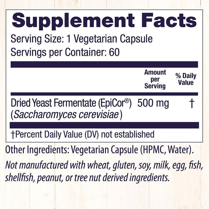 Healthy Origins Epicor 500 mg 60 Veggie Capsules | Premium Supplements at MYSUPPLEMENTSHOP