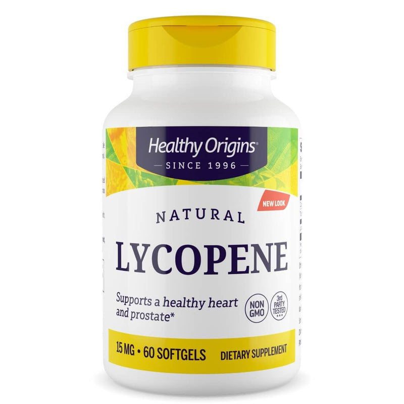 Healthy Origins Lycopene 15mg 60 Softgels | Premium Supplements at MYSUPPLEMENTSHOP