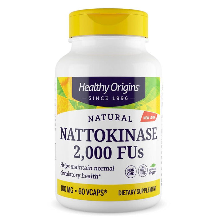 Healthy Origins Nattokinase 2000 FUs 60 Veg Capsules - Heart Health at MySupplementShop by Healthy Origins