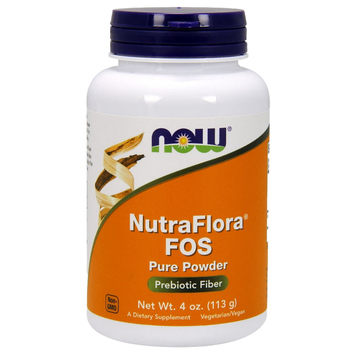 NOW Foods NutraFlora FOS, Pure Powder - 113g