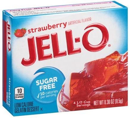 Jell-O Gelatin Dessert Sugar Free 8.5g - Dessert Sauces at MySupplementShop by Jell-O