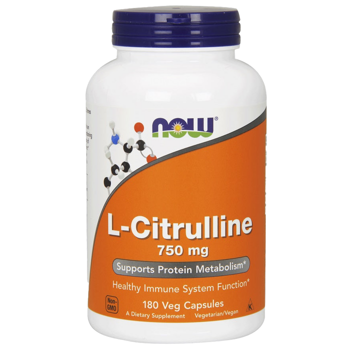 NOW Foods L-Citrulline, 750mg - 180 vcaps