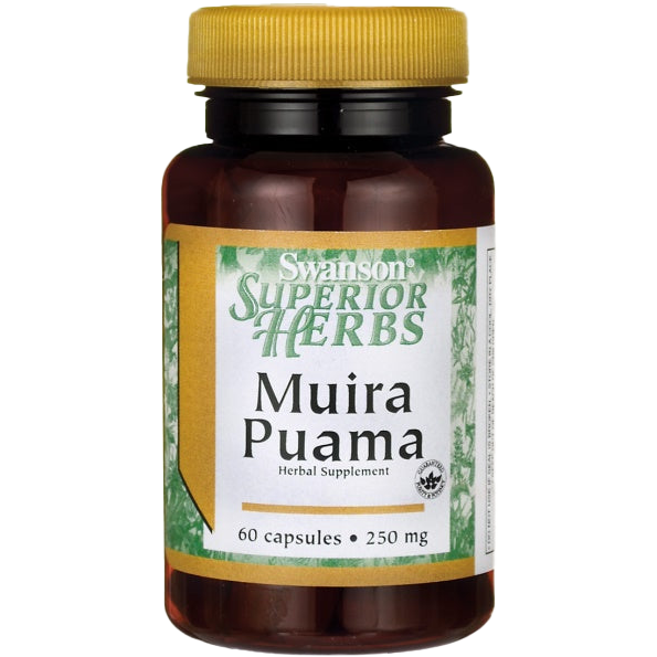 Swanson Muira Puama, 250mg (10:1) - 60 caps