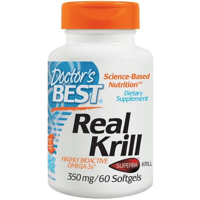 Doctor's Best Real Krill, 350mg - 60 softgels