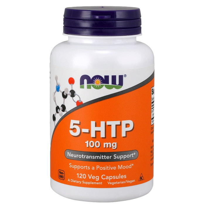 NOW Foods 5-HTP, 100mg - 120 vcaps