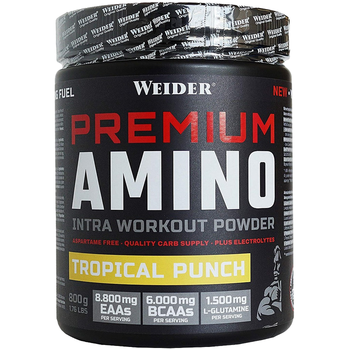 Weider Premium Amino, Tropical Punch – 800 Gramm