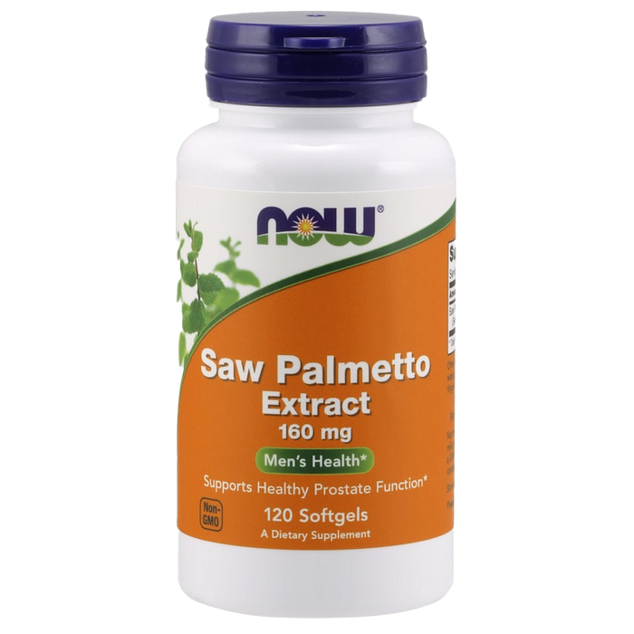 NOW Foods Saw Palmetto Extract, 160mg - 120 softgels