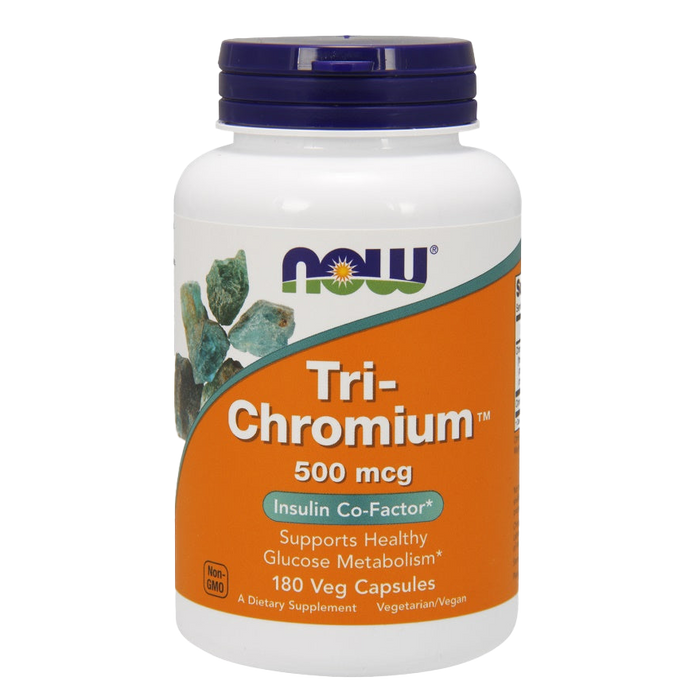 NOW Foods Tri-Chromium, 500 mcg – 180 Kapseln