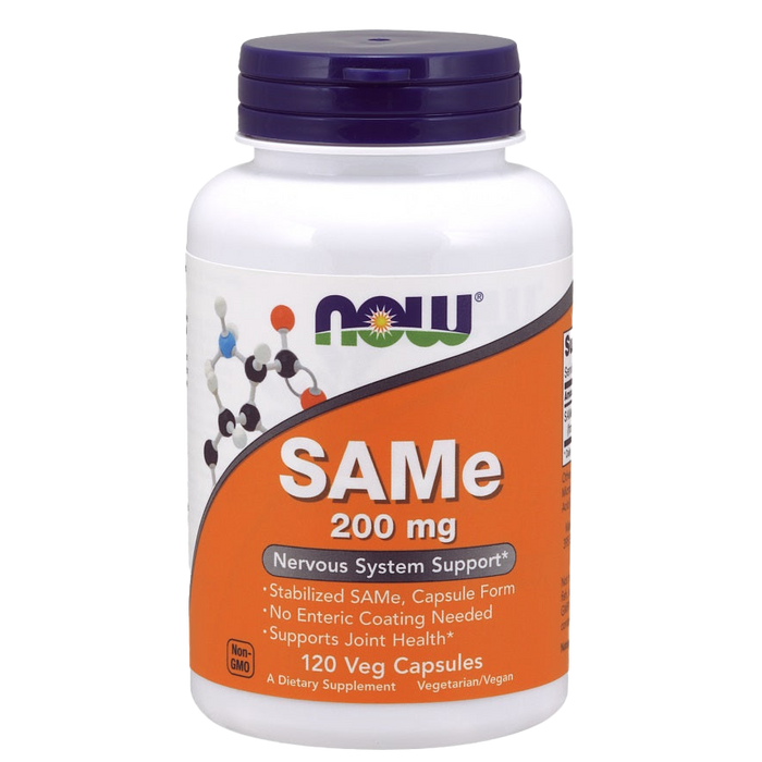 NOW Foods SAMe, 200mg - 120 vcaps