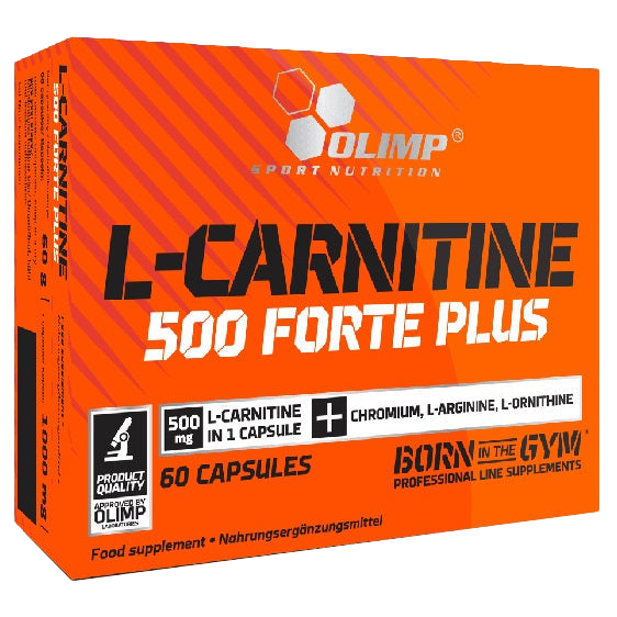 Olimp Nutrition L-Carnitine 500 Forte Plus - 60 caps