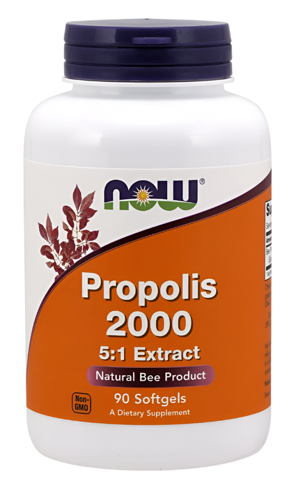 NOW Foods Propolis 2000 5:1 Extract - 90 softgels