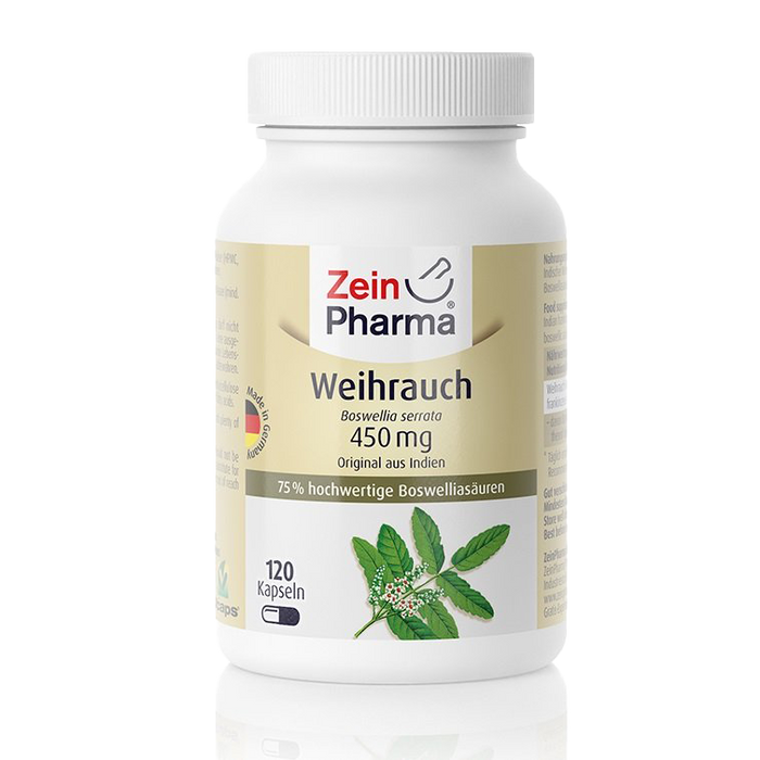 Zein Pharma Weihrauch, 450 mg – 120 Kapseln