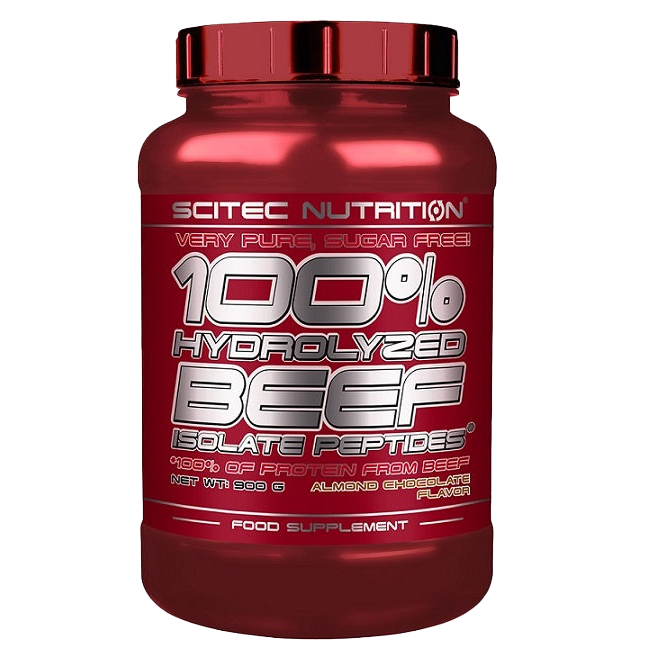 SciTec 100% Hydrolyzed Beef Isolate Peptides, Almond-Chocolate - 900 grams