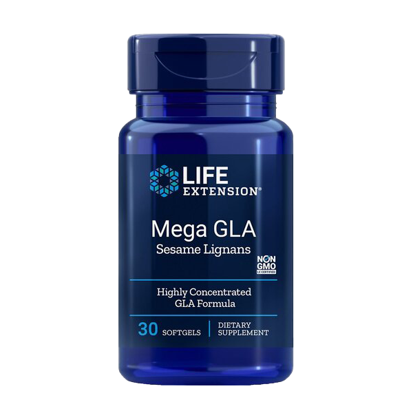 Life Extension Mega GLA mit Sesam-Lignanen – 30 Kapseln