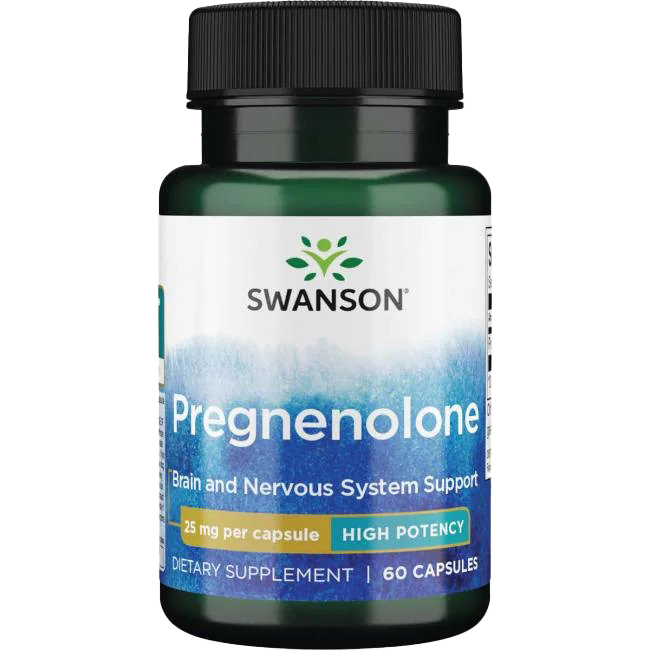 Swanson Pregnenolone, 25mg - 60 caps