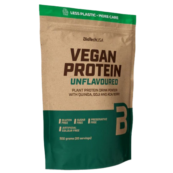 BioTechUSA Vegan Protein, Unflavoured - 500g