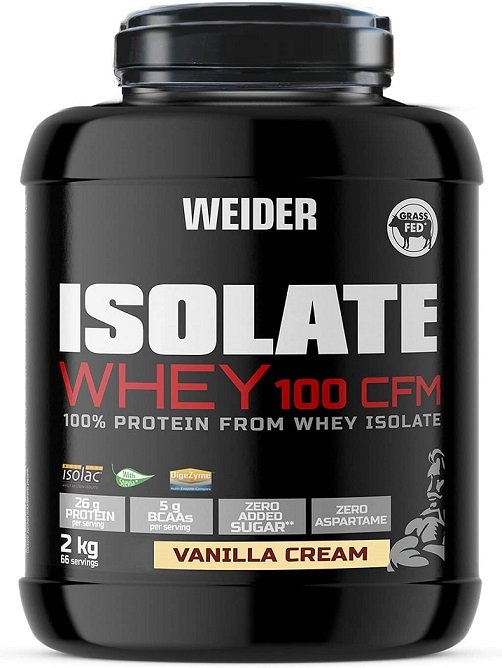 Weider Isolate Whey 100 CFM 2000g - Vanilla Cream - Dietary Management at MySupplementShop by Weider