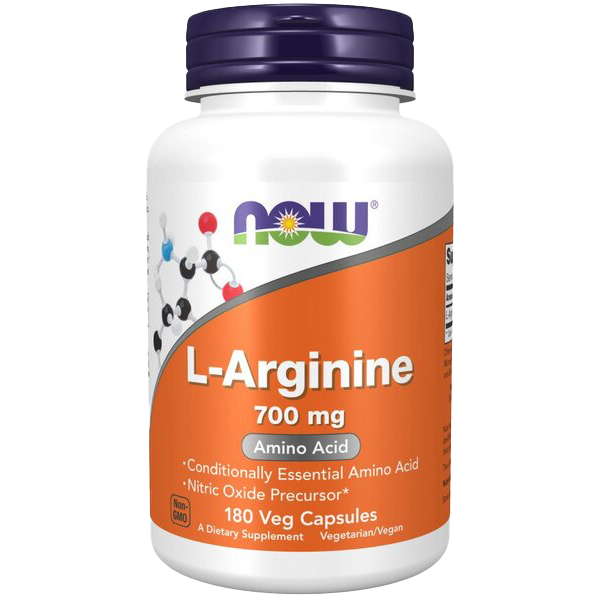 NOW Foods L-Arginine, 700mg - 180 vcaps