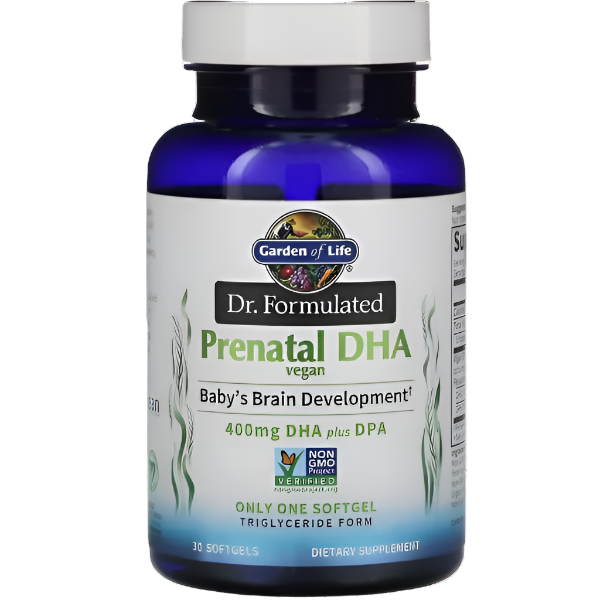 Garden of Life Dr. Formulated Vegan Prenatal DHA - 30 softgels