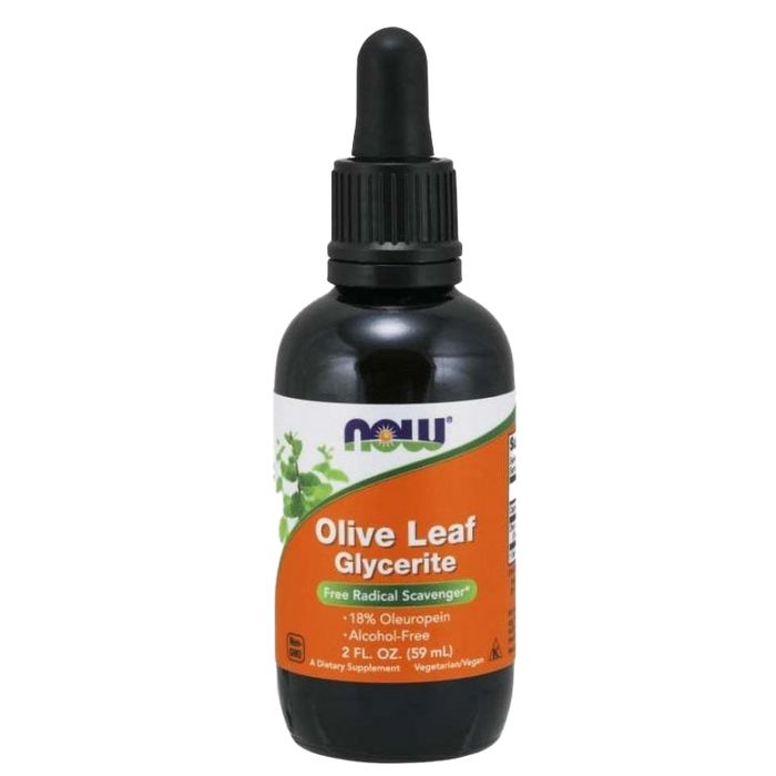 NOW Foods Olivenblatt-Glycerit – 59 ml.