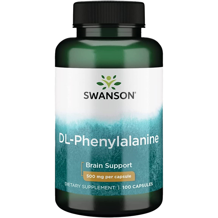 Swanson DL-Phenylalanine, 500mg - 100 caps