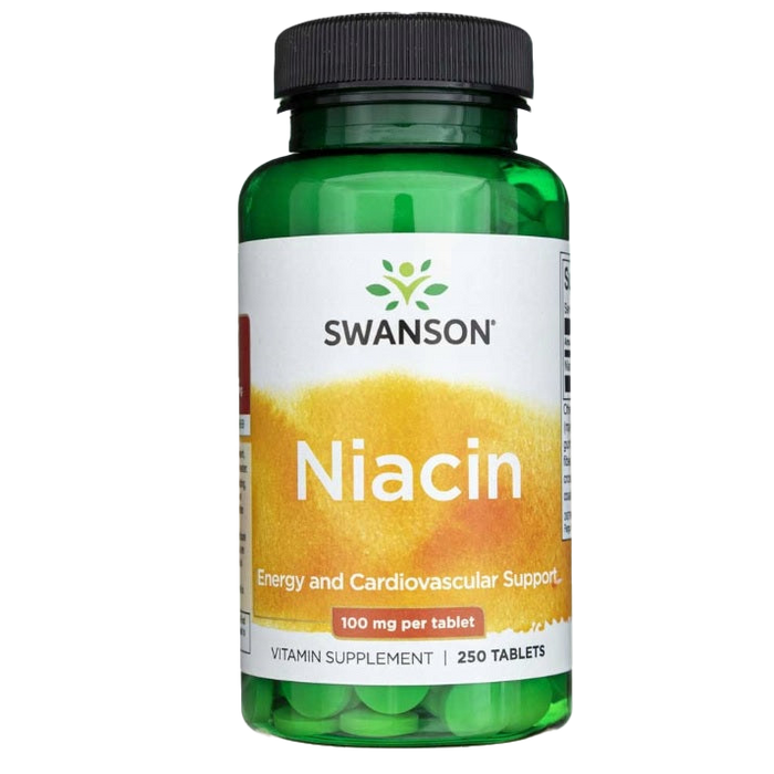 Swanson Niacin, 100 mg – 250 Tabletten