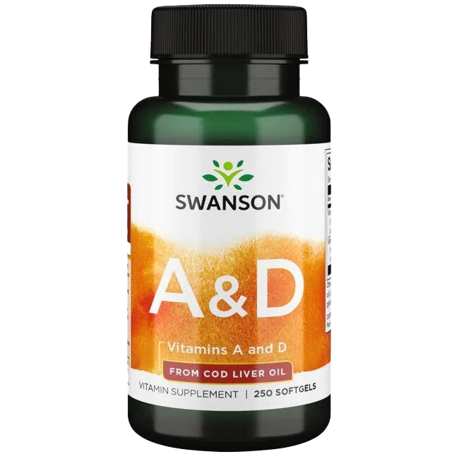 Swanson Vitamins A & D - 250 softgels