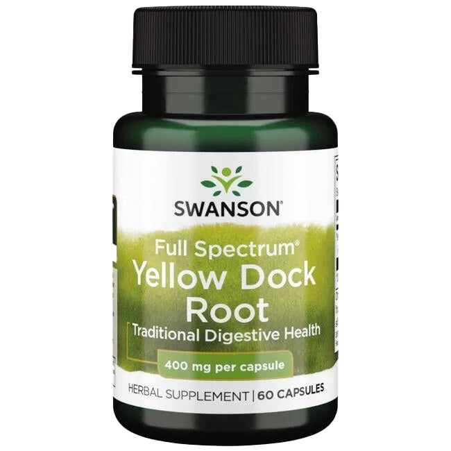 Swanson Full Spectrum Yellow Dock Root, 400mg - 60 caps