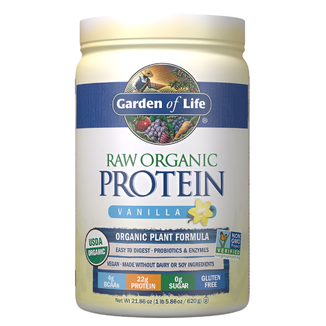 Garden of Life Rohes Bio-Protein, Vanille – 620 g