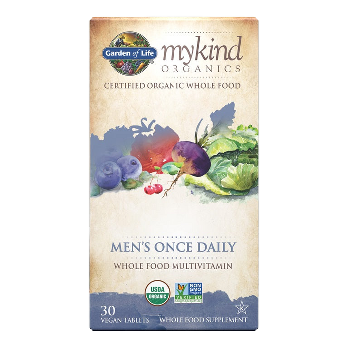 Garden of Life Mykind Organics Men's Once Daily – 30 vegane Tabletten