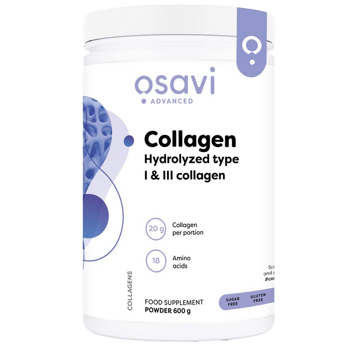 Osavi Collagen Hydrolyzed, Type I & III - 600g