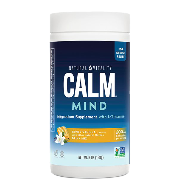 Natural Vitality Calm Mind, Honig-Vanille – 168 g