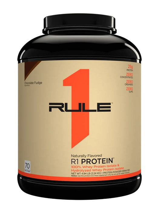 Rule One R1 Protein Naturally Flavored Chocolate Fudge 2240g - Protein at MySupplementShop by Rule One