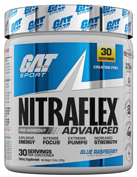 Nitraflex Advanced, Blue Raspberry - 300g at MySupplementShop.co.uk