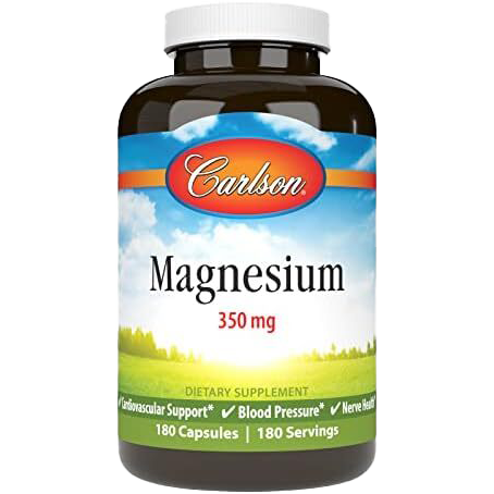 Carlson Labs Magnesium 350mg  180 caps